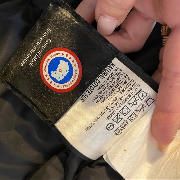 Canada Goose Black Youth Brittania Parka XL (18) (woman women xs equivalent) - Picture 14 of 14